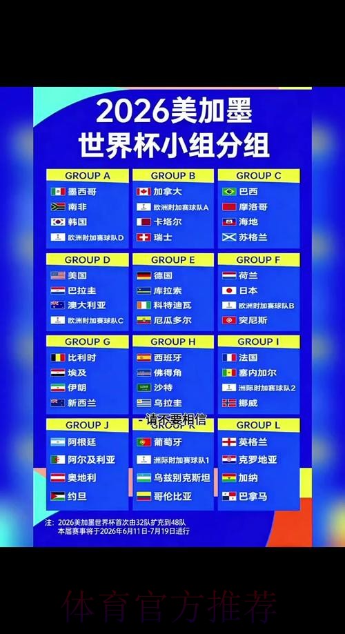 2026世界杯赛程一览高清直播直播平台