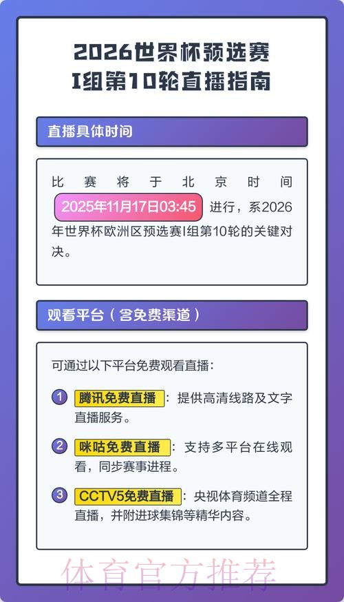 2026世界杯在线直播最新观看指南 2026世界杯在线直播最新观看指南
